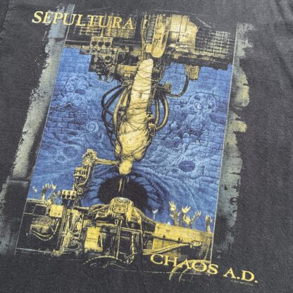 2004 Sepultura Chaos A.D Metal T-Shirt - Image 2