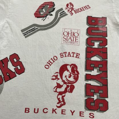 1990s OSU Ohio State Buckeyes Football T-Shirt - Image 4