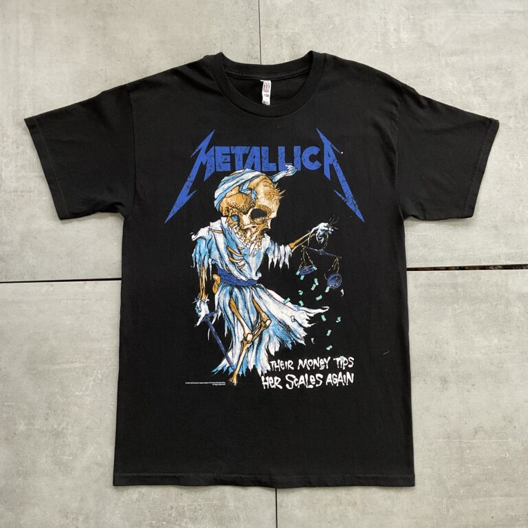 2007 Metallica Their Money Tips Her Scale Again T-Shirt
