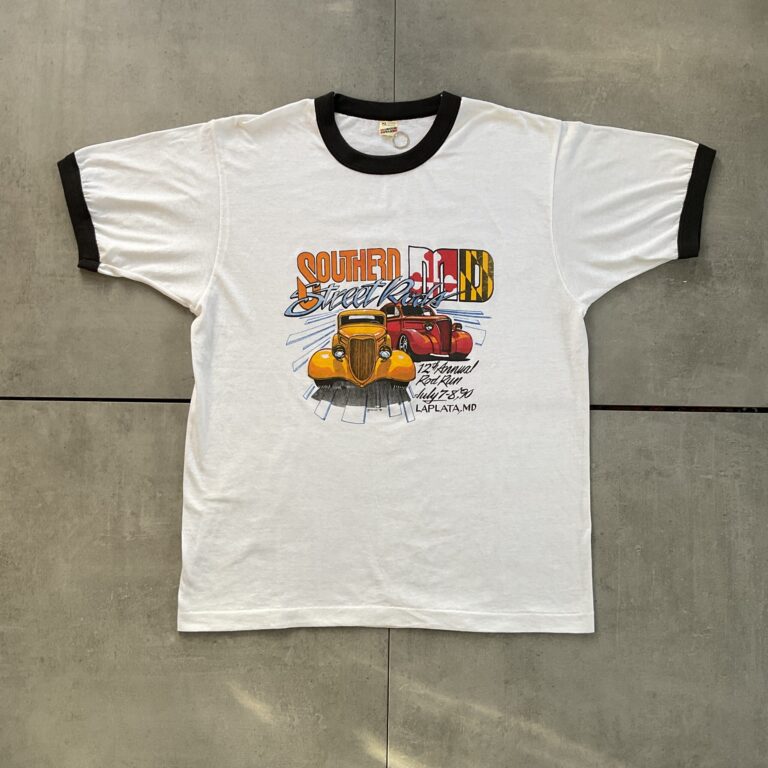 1990 Southern Road MD Street Rods Ringer T-Shirt
