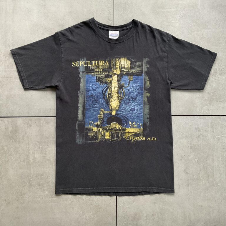 2004 Sepultura Chaos A.D Metal T-Shirt