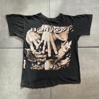 1992 Bon Jovi Keep The Faith Promotion T-Shirt - Image 4
