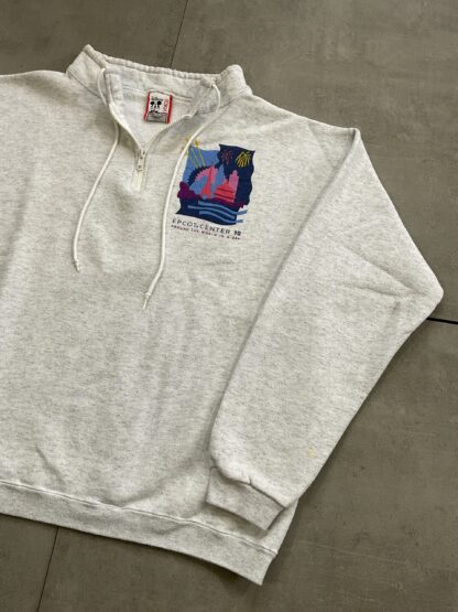 1990s Disney Epcot Center Quarter Zip Sweater - Image 3