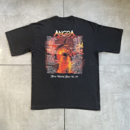 1998 Angra Fireworks World Tour T-Shirt - Image 5