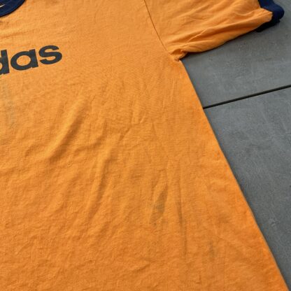 1990s Adidas Simple Spellout T-Shirt - Image 3