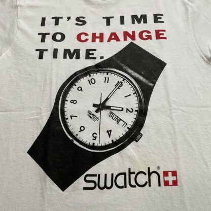 1993 Swatch It‘s Time To Change T-Shirt - Image 2
