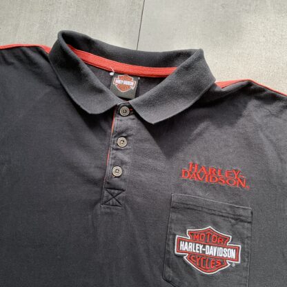 2000s Harley Davidson Jacksonville Polo Shirt - Image 3