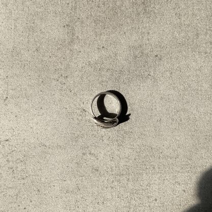 Vintage Sterling Snake Ring - Image 7