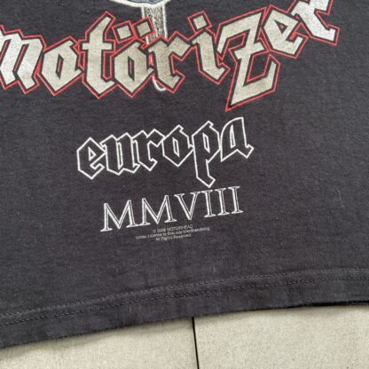 2008 Motörhead Motörizer Europa Tour T-Shirt - Image 3