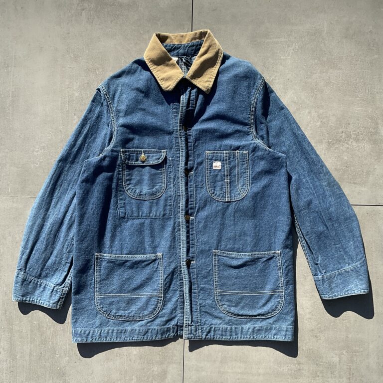 1990s Rifle Denim Chore Coat Jacket