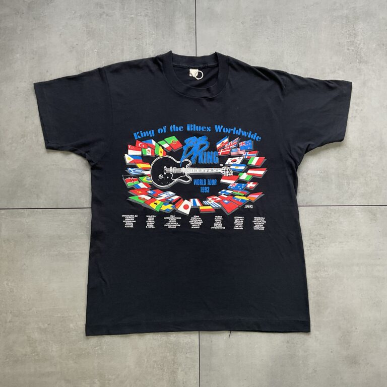 1993 BB King King Of The Blues Worldwide Tour T-Shirt