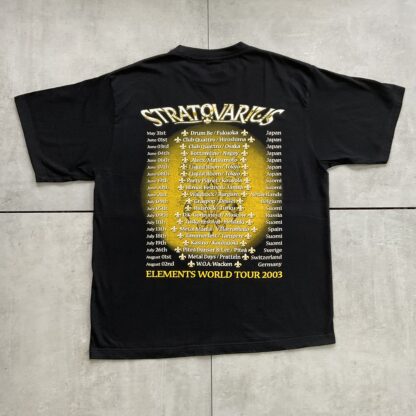 2003 Stratovarius Elements World Tour T-Shirt - Image 3