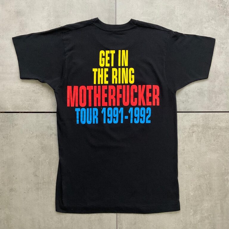 1991/92 Guns N Roses Get In The Ring Motherfucker Tour T-Shirt
