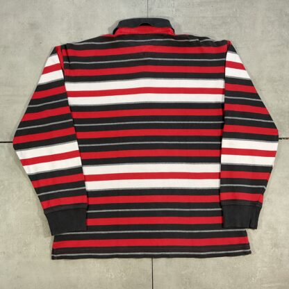 2000s Tommy Hilfiger Striped Rugby Polo - Image 3