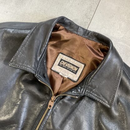 1990s Chevignon Leather Jacket - Image 2