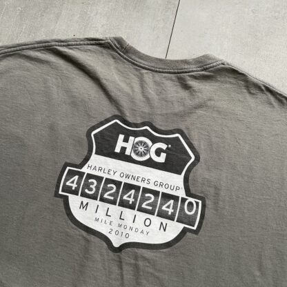 2010 Harley Davidson HOG Million Mile Monday T-Shirt - Image 4