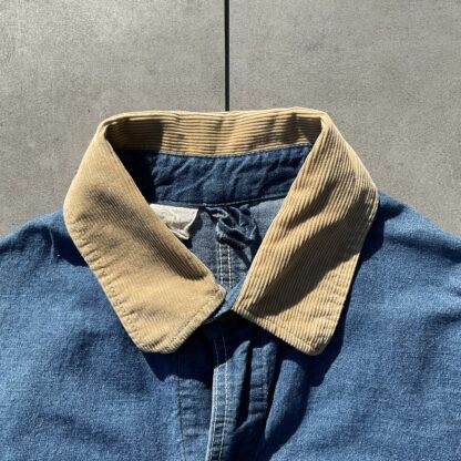 1990s Rifle Denim Chore Coat Jacket - Image 2
