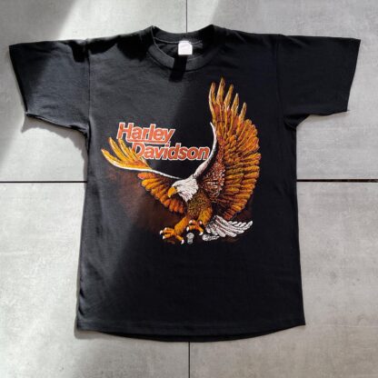 1980s Harley Davidson Fiery Eagle T-Shirt