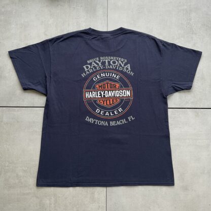 2010 Harley Davidson Daytona Beach Gas Station T-Shirt - Image 3