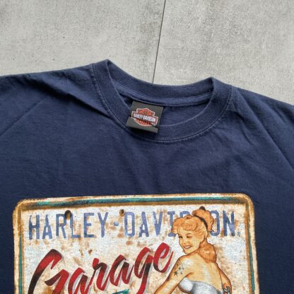 2000s Harley Davidson Garage Italia T-Shirt - Image 2