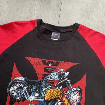 2000s Westcoast Choppers Raglan T-Shirt - Image 2