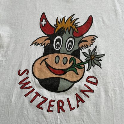 1990s Switzerland Cow T-Shirt - Image 2