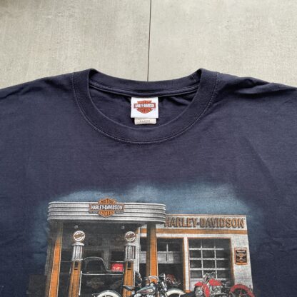 2010 Harley Davidson Daytona Beach Gas Station T-Shirt - Image 2
