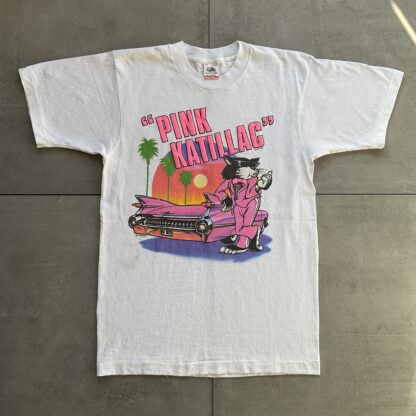 1987 Pink Kattillac Pink Puff Print T-Shirt
