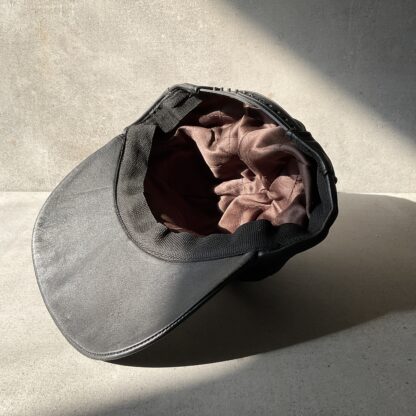 1980s Harley Davidson Leather Snapback Cap - Image 5
