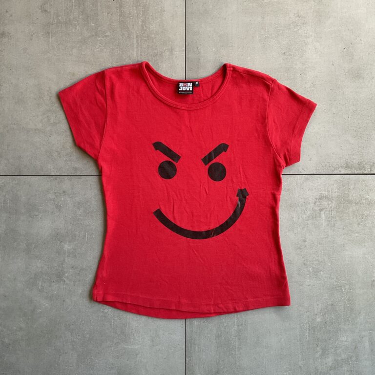 2000s Bon Jovi Smiley T-Shirt
