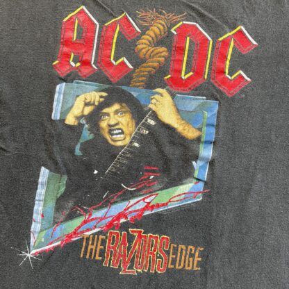 1990 AC/DC The Razors Edge Promo T-Shirt - Image 2