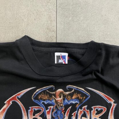 1990s Obituary The End Complete T-Shirt - Image 2