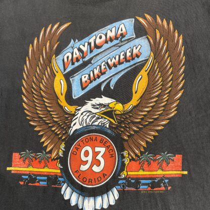 1993 Harley Davidson Daytona Bike Week T-Shirt - Image 2