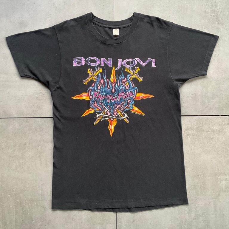 1993 Bon Jovi Keep The Faith World Tour T-Shirt