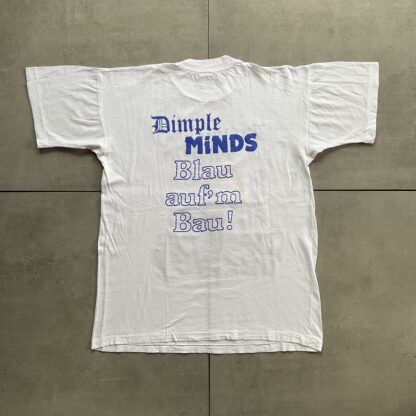 1988 Dimple Minds Blau Aufm Bau T-Shirt - Image 5