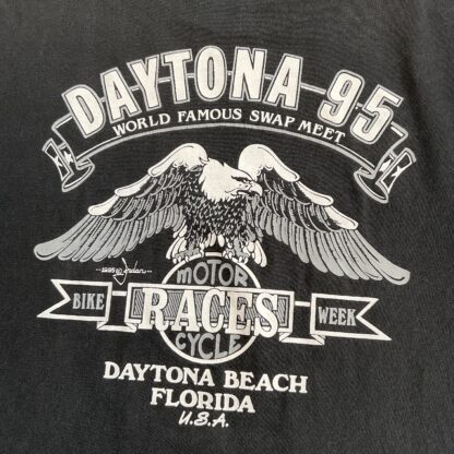 1995 Harley Davidson V-Engine Bike Week T-Shirt - Image 5