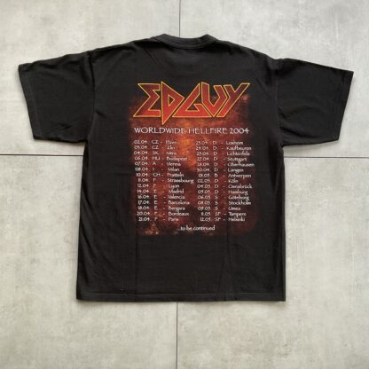 2004 Edguy Worldwide Hellfire Tour T-Shirt - Image 3