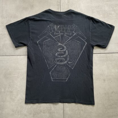 2012 Metallica Don‘t Tread On Me Europe Tour T-Shirt - Image 3
