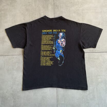 2008 Iron Maiden Somewhere Back In Time T-Shirt - Image 4