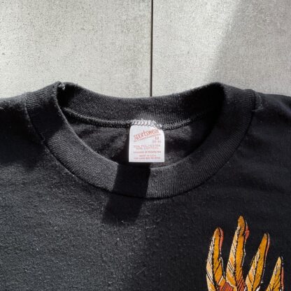 1980s Harley Davidson Fiery Eagle T-Shirt - Image 3