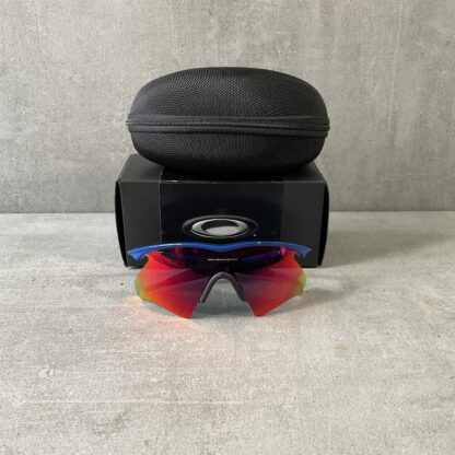 2000s Oakley M-Frame Sweep New Blue Sunglasses