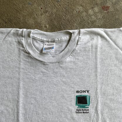 1990s Sony Monitor Merchandise T-Shirt - Image 2