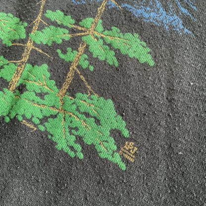 1990s Eagle Printed Nature Sweatshirt - Image 2