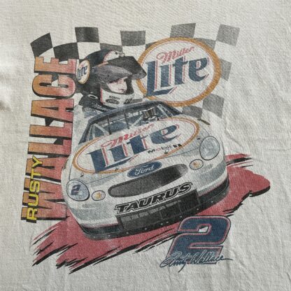 2000s Rusty Wallace Nascar T-Shirt - Image 2