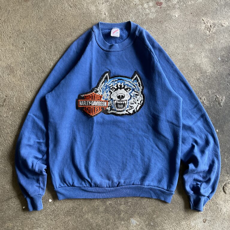 1990s Harley Davidson Patched Sweatshirt