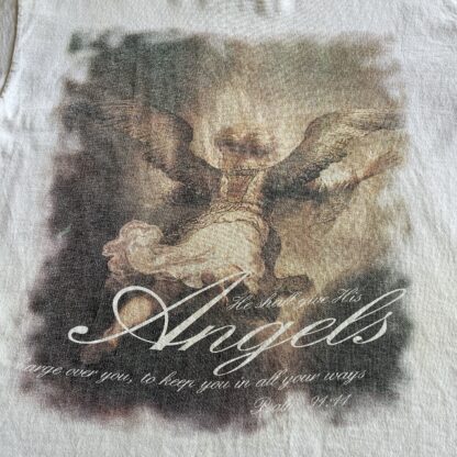 1990s Angels Pslam 91:11 T-Shirt - Image 2