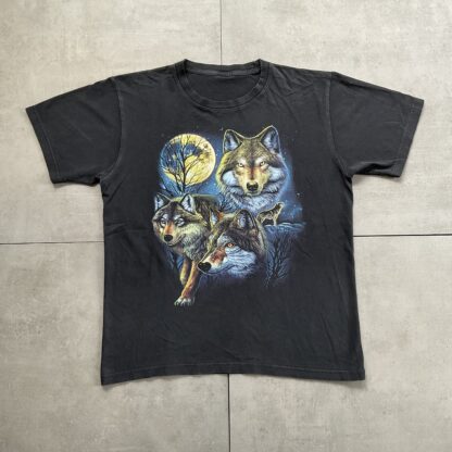 2000s Wolf Pack Nature T-Shirt