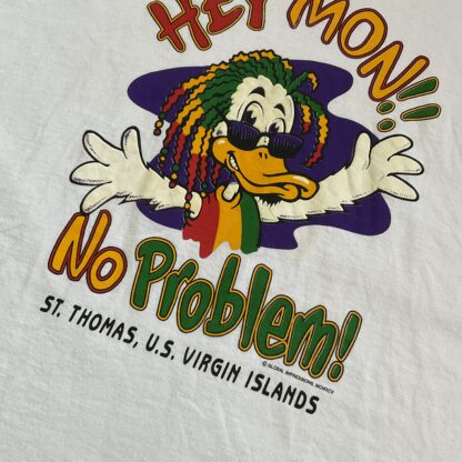1990s Hey Mon! No Problem T-Shirt - Image 2