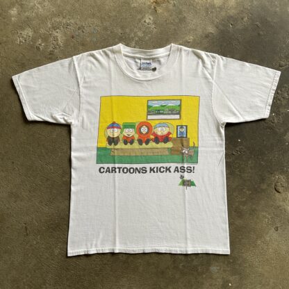 1998 South Park Cartoons Kick Ass T-Shirt