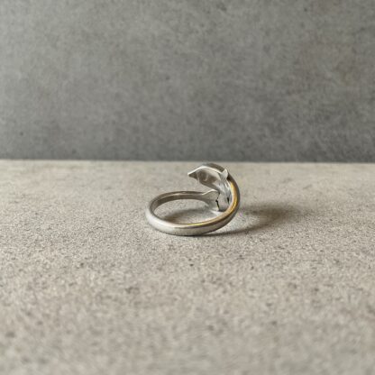 Vintage S925 Dolphin Ring - Image 6